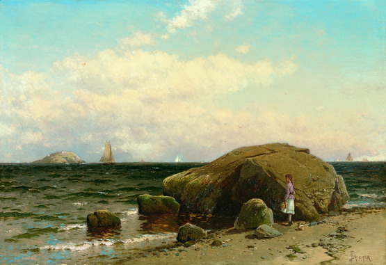 Contemplando el mar