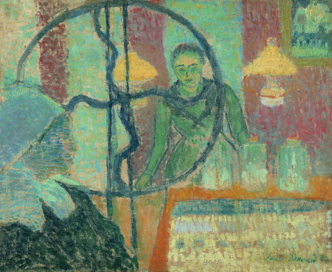 Interior de una tienda en Pont-Aven