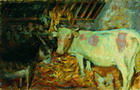 El establo (Vaca en la cuadra)