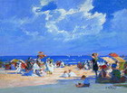 Escena de playa