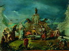 Escena en el jardn de un serrallo