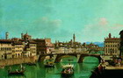El Arno en el puente Santa Trinita